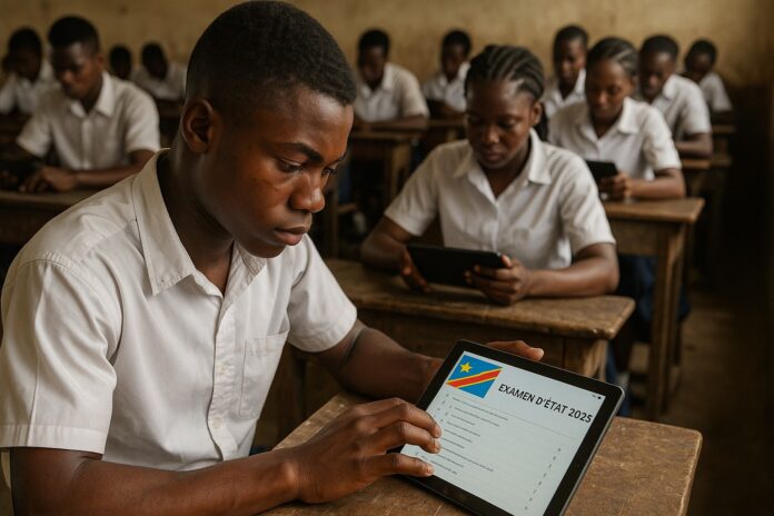 Examen d'État 2025 en RDC Révolution Numérique et Inclusion dans un Contexte de Crise
